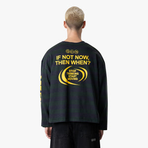 MOVING BOXY LS | NAVY/GREEN