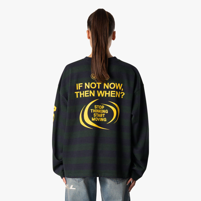 MOVING BOXY LS | NAVY/GREEN