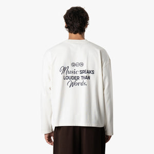 WILL LONGSLEEVE | ECRU/PURPLE